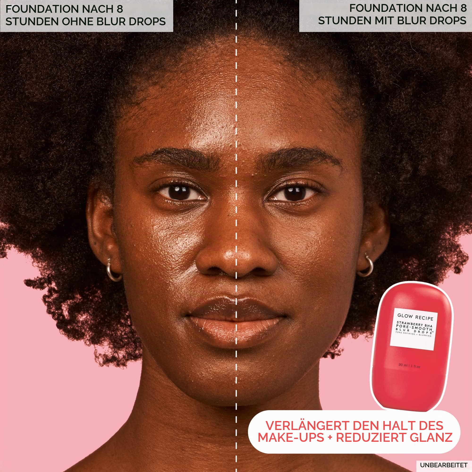 Glow Recipe Smooth Skin Sailing Skincare Set - Wassermelone Glow Rose Juice Moisturizing Face + Silikonfrei Bha Strawberry Pore Minimizer Überlauftropfen (2 Count)