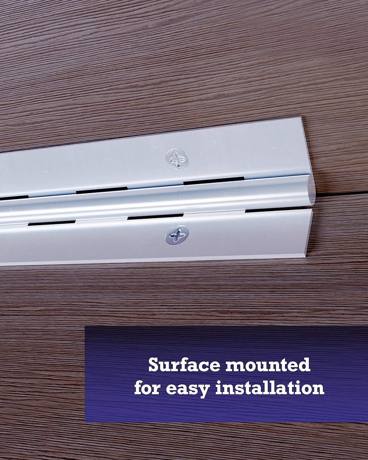 Hardware Essentials 853400 Continuous Pin 12" x 1-1/2" Stainless Steel (Pack of 2)