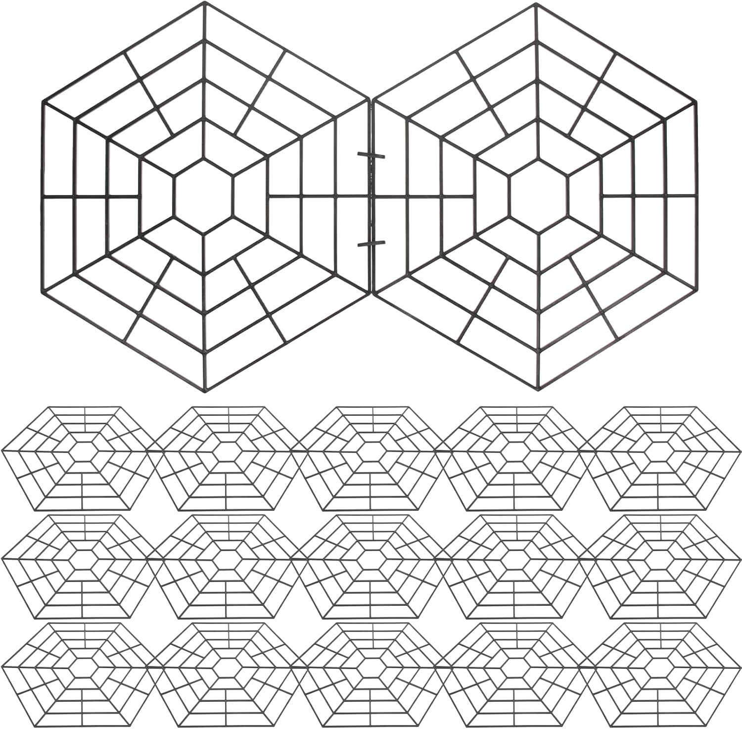 Homoyoyo 30pcs Pond Fish Protection Net Pond Fish Cover Interlocking Guard Pool ing Net Professional Mesh Guard Protective Black Major Pp Liner s