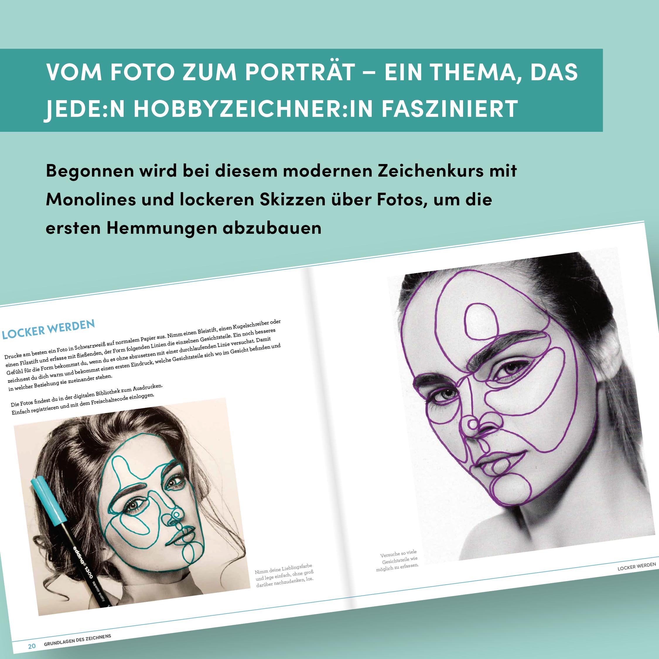 The FACE: Gesichter zeichnen und kolorieren