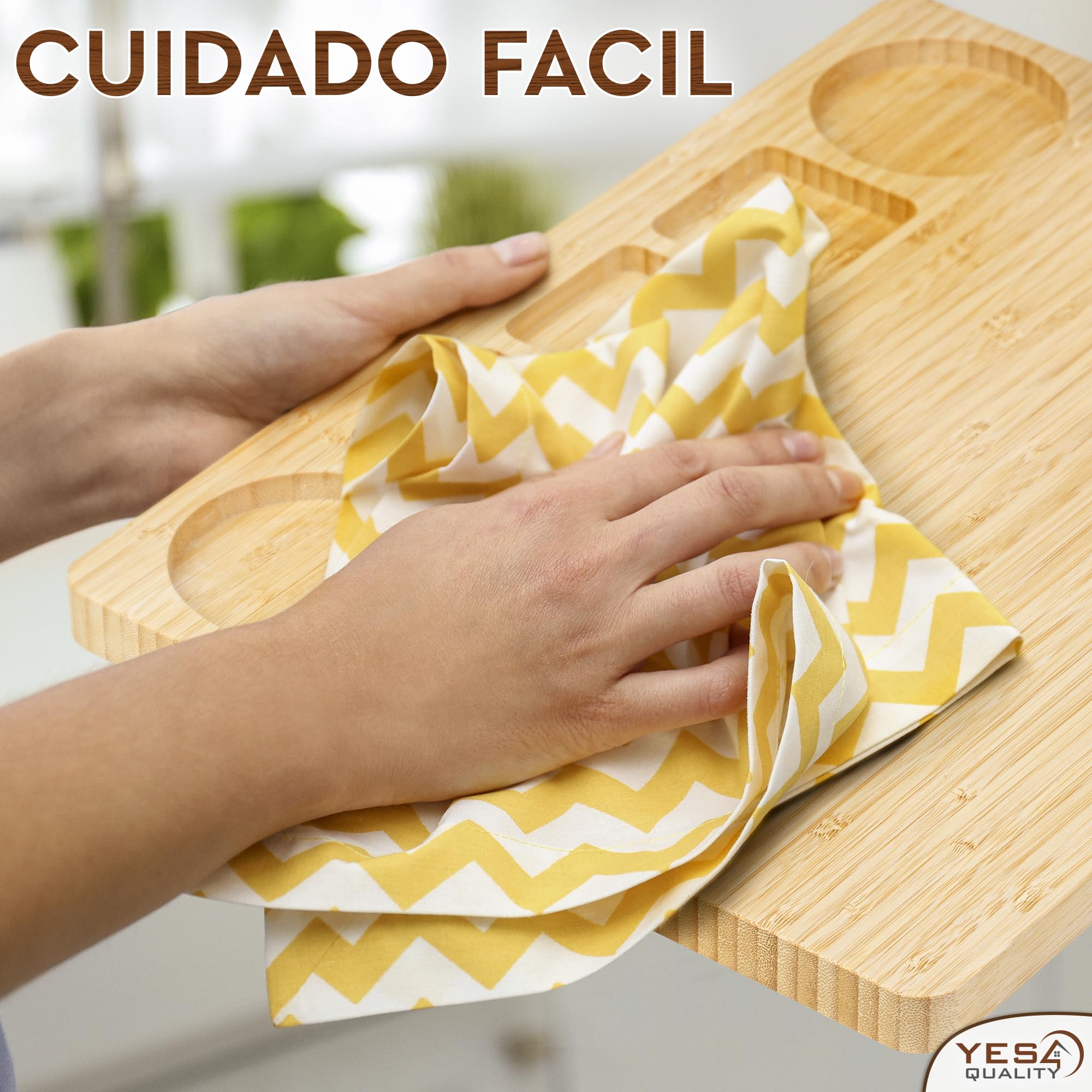 Set de regalo de tablas de embutidos de lujo - 15 piezas, bambú - Tabla grande para queso + bandeja para el Día de la Madre, cumpleaños, inauguración de casa, despedida de soltera