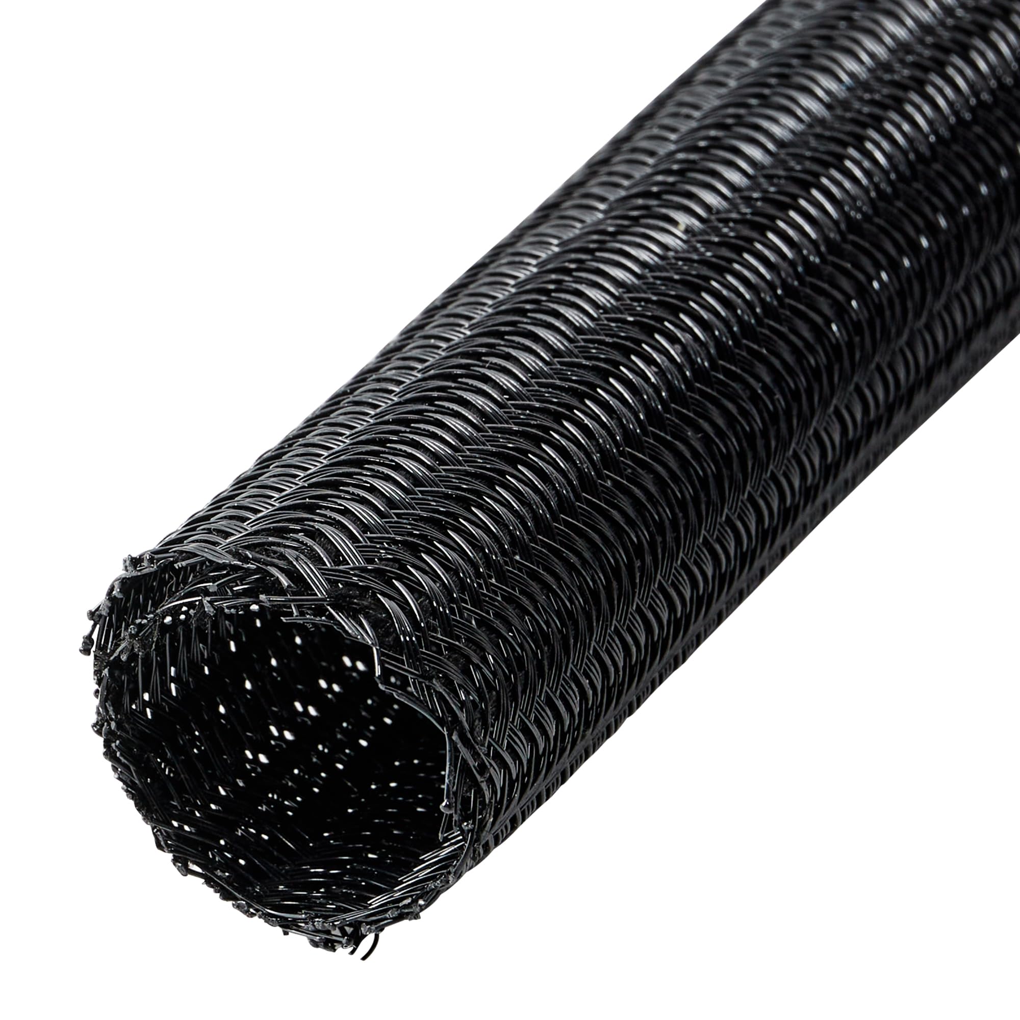 RED WOLF 25mm-3m Kabelschlauch Selbstschließend Schwarz, Gewebter Kabelmantel Anti-Kratzer Kabelstrumpf Für TV Computer Haus Elektrisch Automobil Kabelschutz Flexibel Kabelmanagement Kabel Sleeve