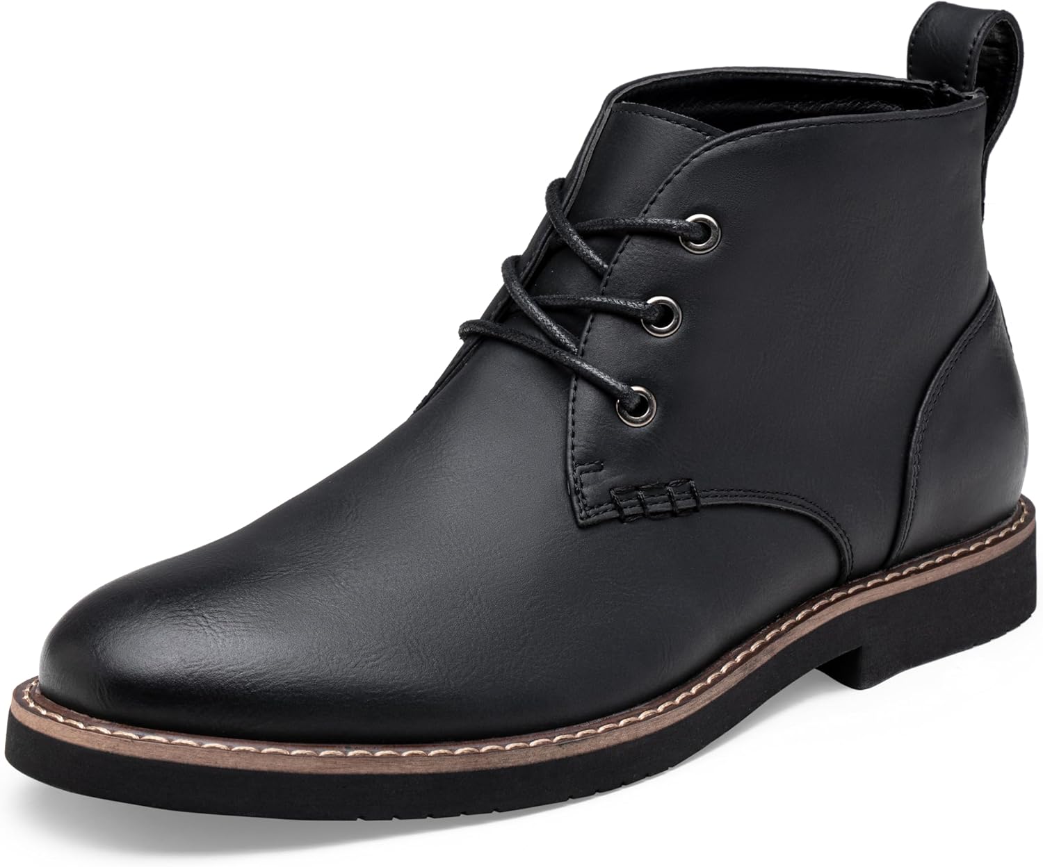 Vostey Men's Chukka Boots Classic Casual Ankle Boots for Men Dress Shoes Lace-Up