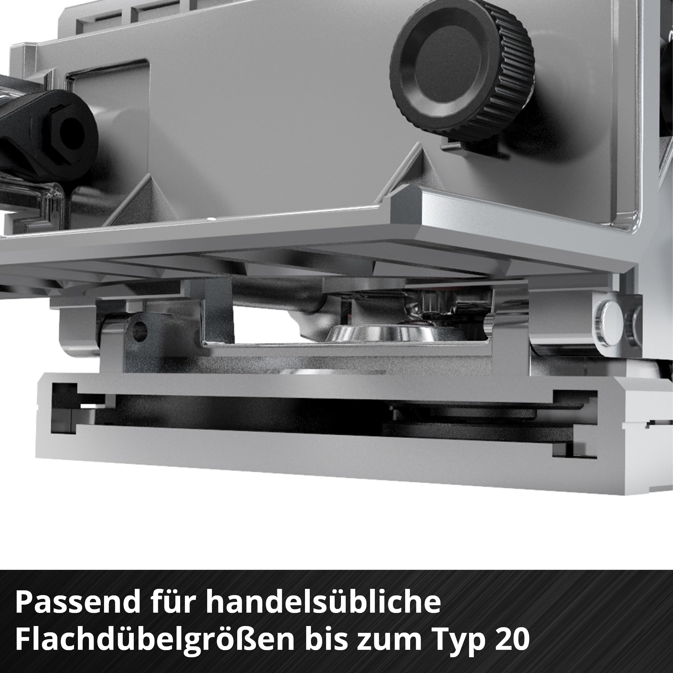 Einhell Akku-Flachdübelfräse TE-BJ 18 Li Power X-Change (18 V, Li-Ion, stufenlose Winkel-/Höheneinstellung, 6-stufige Tiefenverstellung, inkl. 4,0 Ah Akku und Ladegerät)