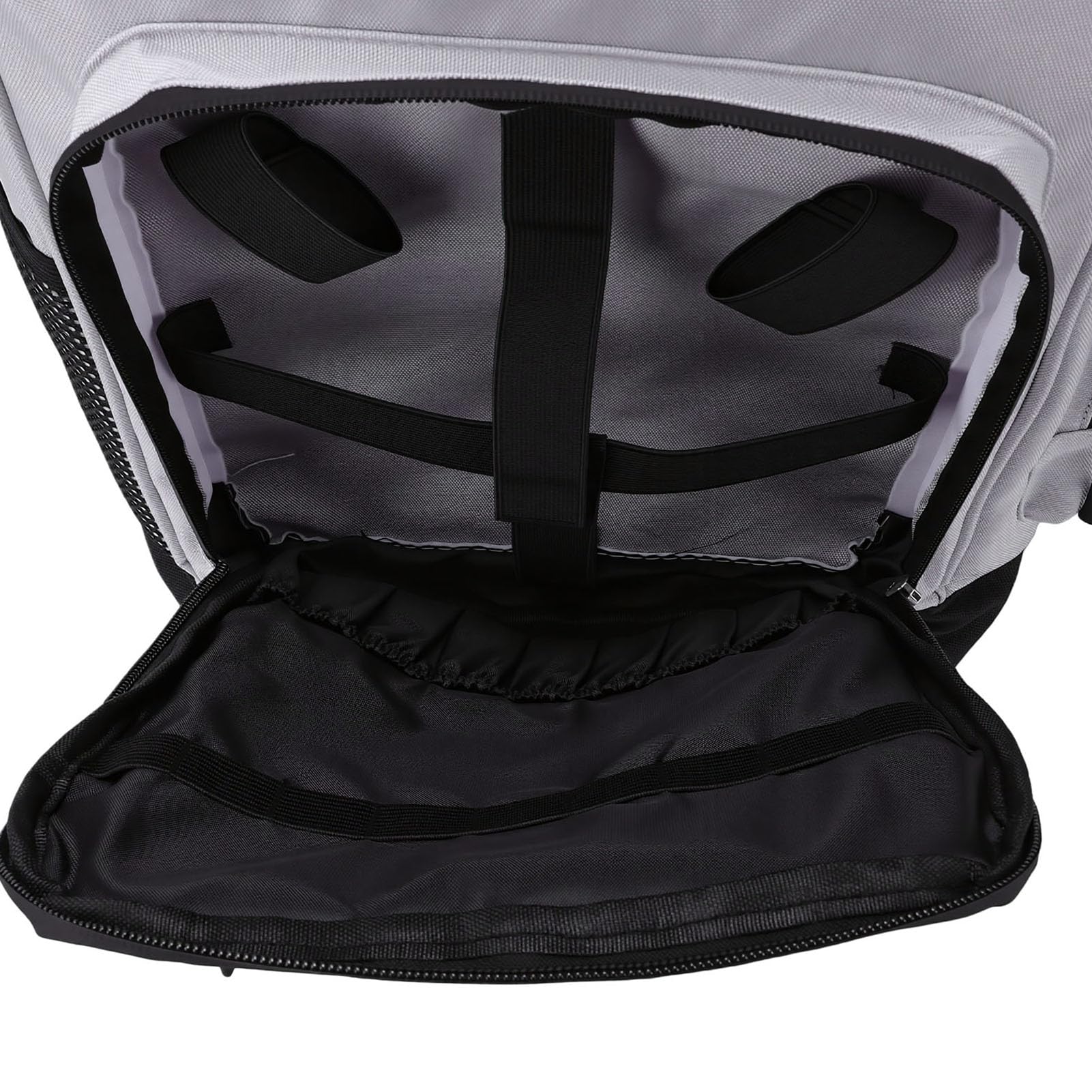 Sxhlseller Zaino Termico Isolato da 46 Litri |Borsa Termica Impermeabile a Tenuta Stagna per Viaggi in Campeggio, Picnic Sulla Spiaggia, Grigia 18,1x7,5x12,6 Pollici