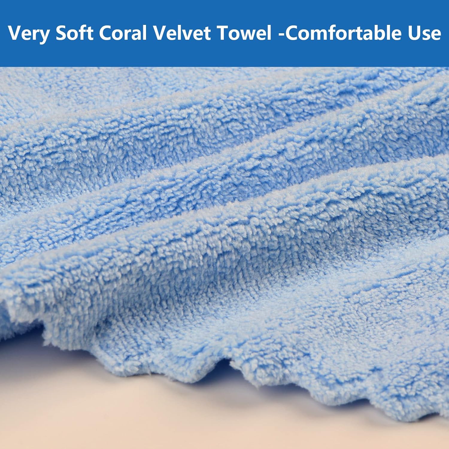 HOMEXCEL 24 Pack Microfiber Cleaning Cloth, Kitchen Towels, Dish Towels &Tea Towels, Premium Dishcloths, Lint Free Highly Absorbent Coral Velvet Dishtowels for Kitchen Car Cleaning, 7X9(6 Colors)