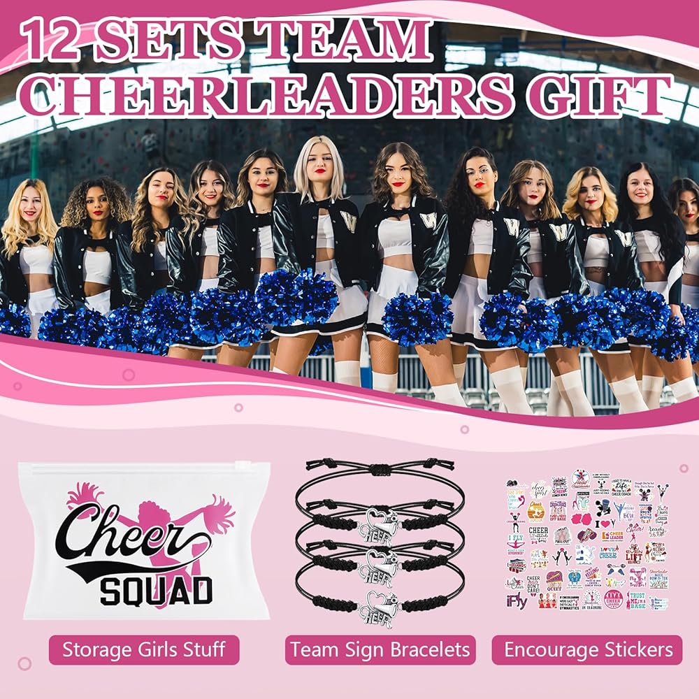 Amazon.com: Giesiery 74 Pack Cheerleader Gifts Tenins Gift Set
