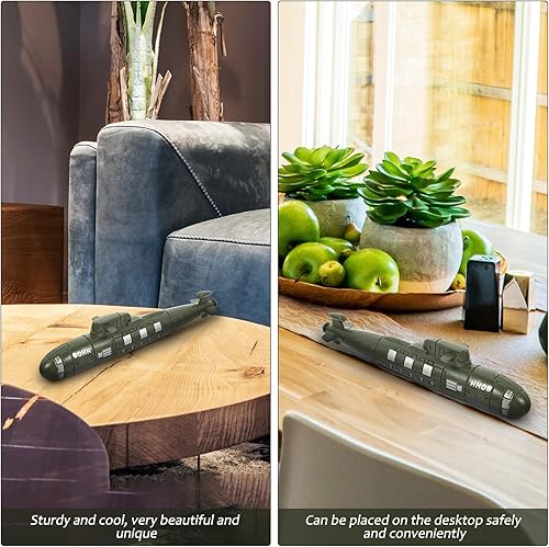 Miniatura 7 de Juguetes submarinos simulados Decoración de escritorio Juguetes Submarinos Adornment Submarinos Modelo Decoración Niños Submarinos Juguetes Equipo