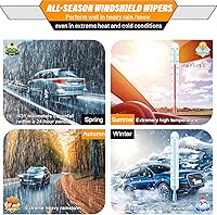 Vista 18 de AUTOBOO - Limpiaparabrisas de repuesto 26 + 20 pulgadas con limpiaparabrisas trasero de 12 pulgadas para BMW X3, X4, 2018, 2019, 2020, 2021, 2022