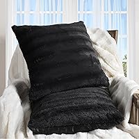 Vista 10 de Cheer Collection Almohadas Decorativas de Piel Sintética - Almohadas Decorativas para Sofá, Almohadas Decorativas para Cama, Almohadas de Acento