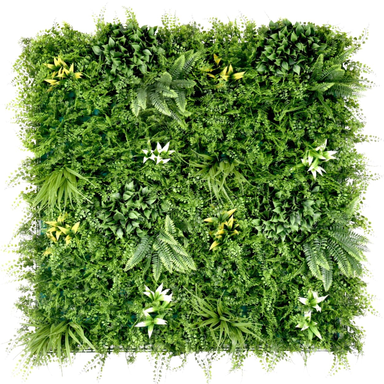 Ark Mat Artificial Plant Flower Living Wall Panels Realistic- Indoor/Outdoor - 1 Piece 1m x 1m - Home, Garden, Office, Cafe, Shop, Salon, Wedding