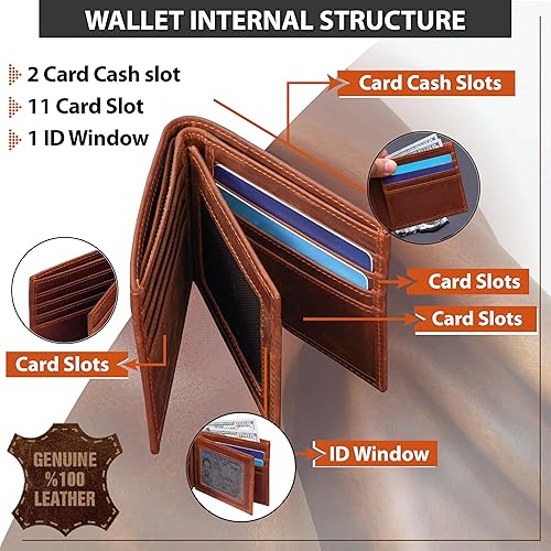 Miniatura 2 de Regalos personalizados para hombres, cartera personalizada para hombres, ideas de regalo para cumpleaños, aniversario, regalos personalizados para