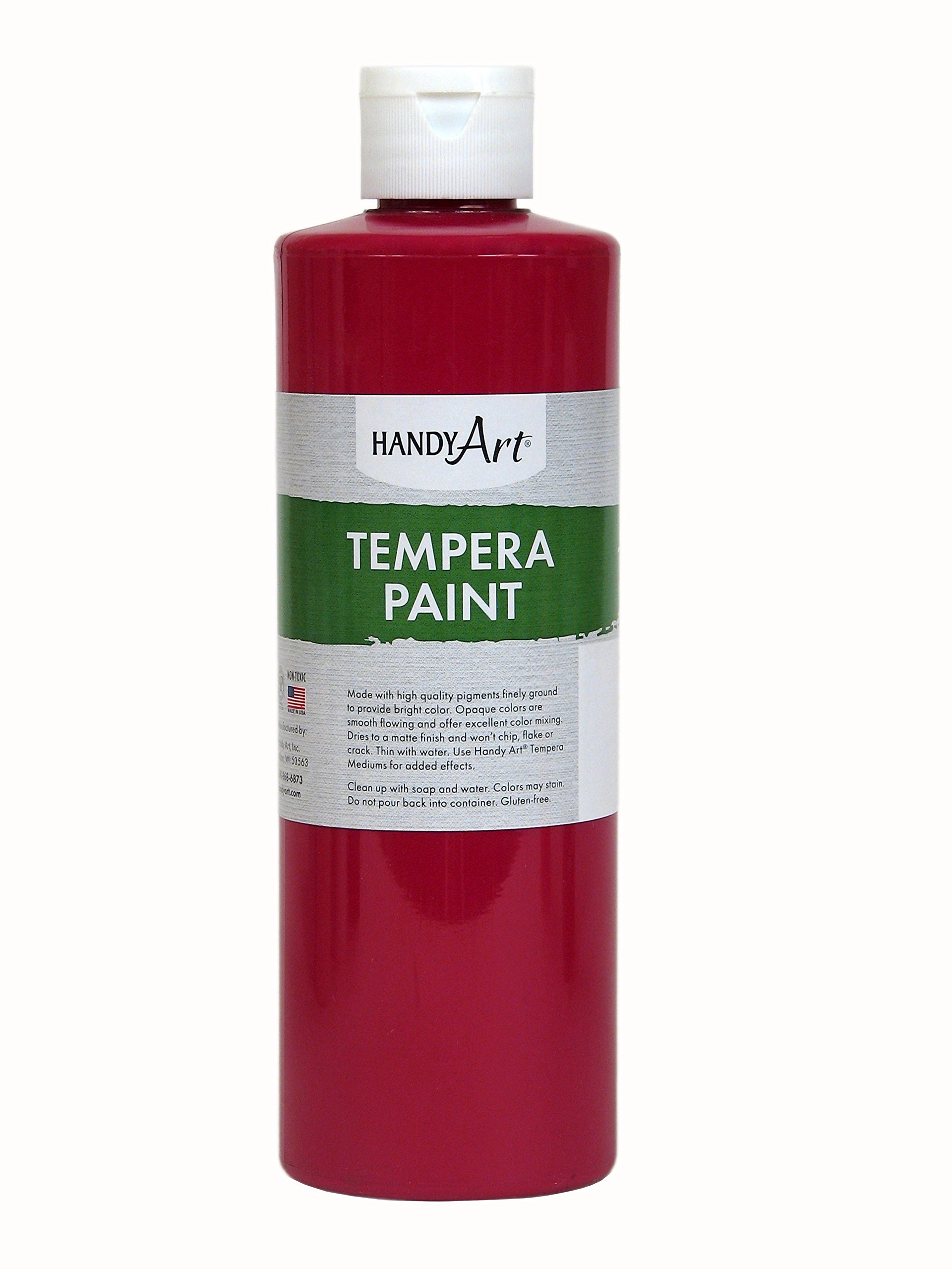 Handy Art Premium Tempera Paint, Blue, 16 oz Pint Bottle — view 34