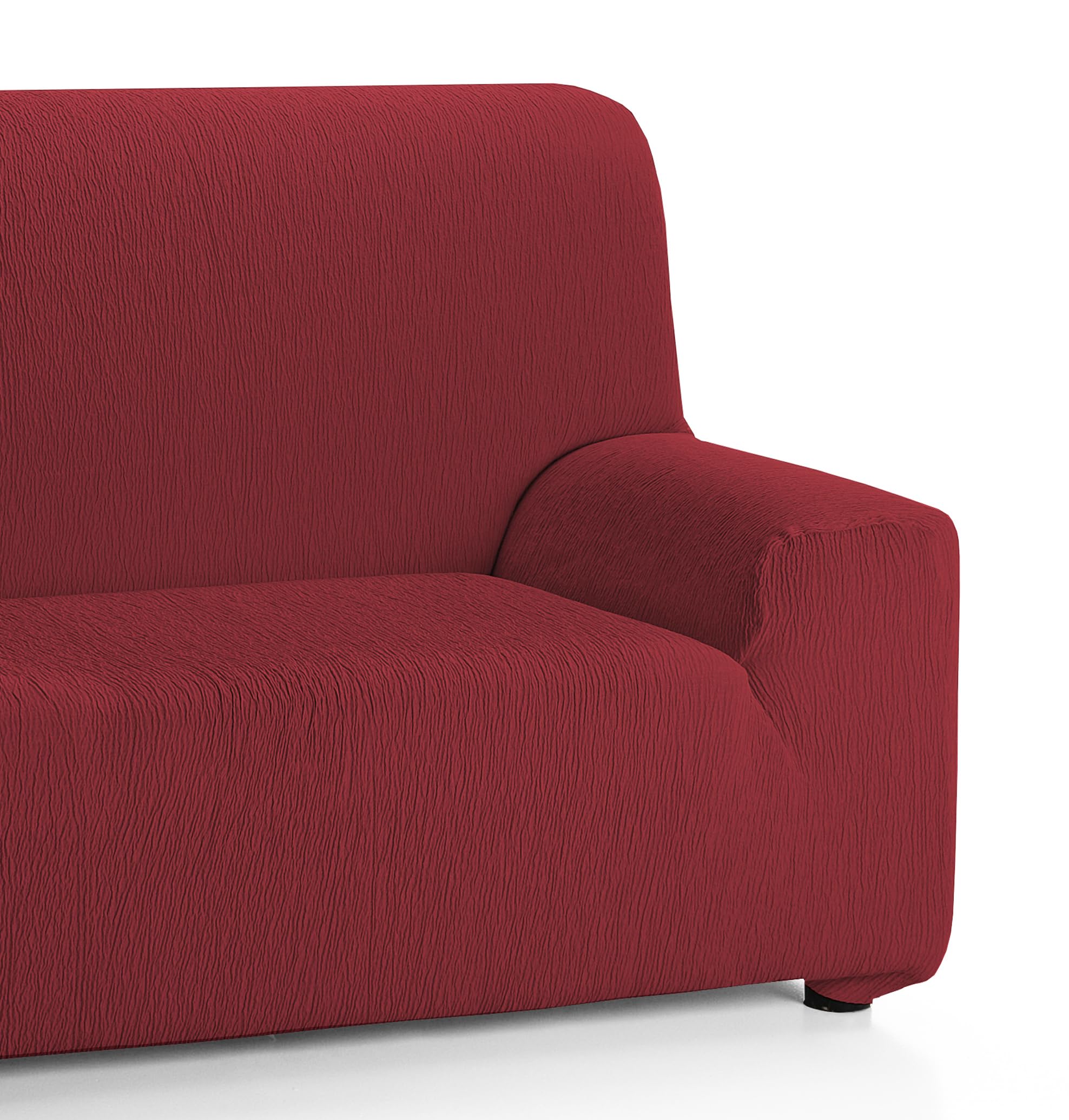 Martina Home 3 Seater Stretch Sofa Cover, Fabric, Burgundy, 3 Plazas (170 a 220 cm)