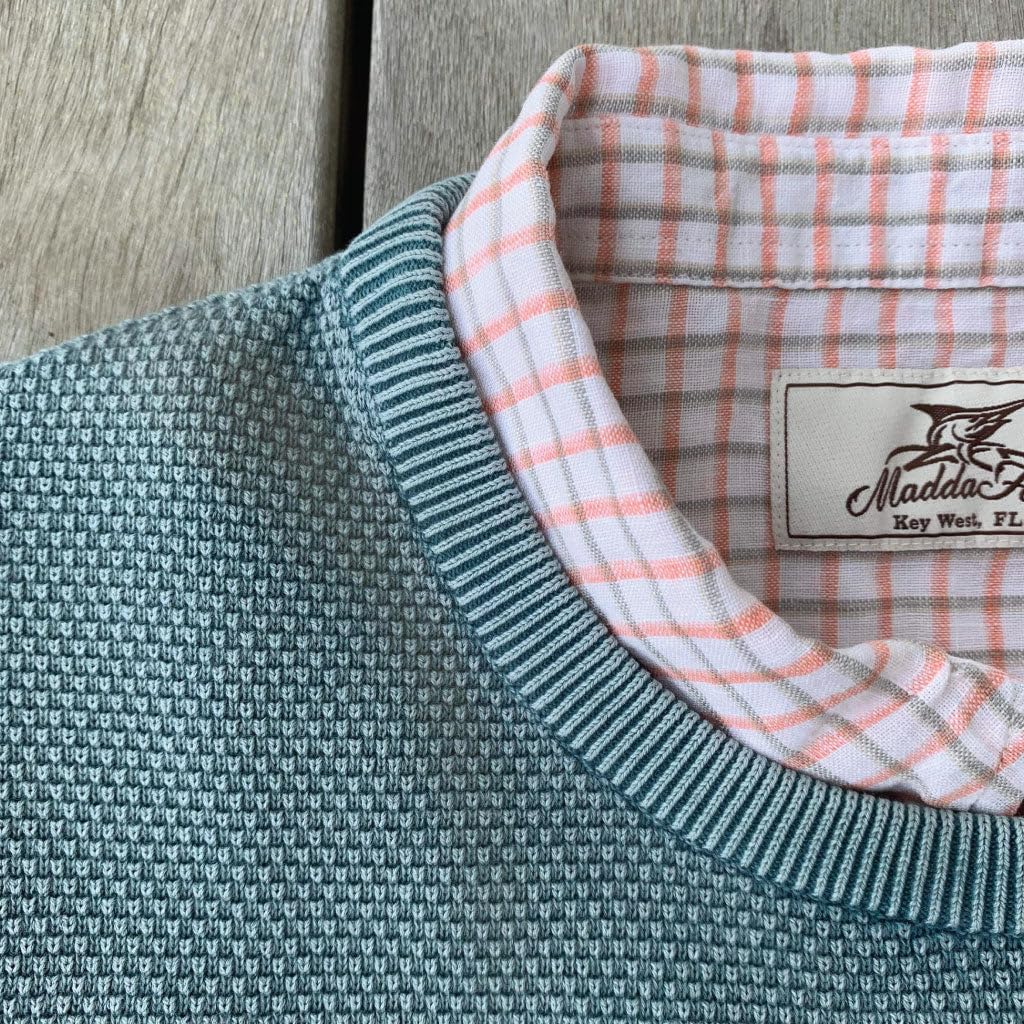 Madda Fella Men’s Balao Crewneck Sweater – 100% Cotton Pullover with Medium-Weight Knit, Ribbed Cuffs & Classic Fit