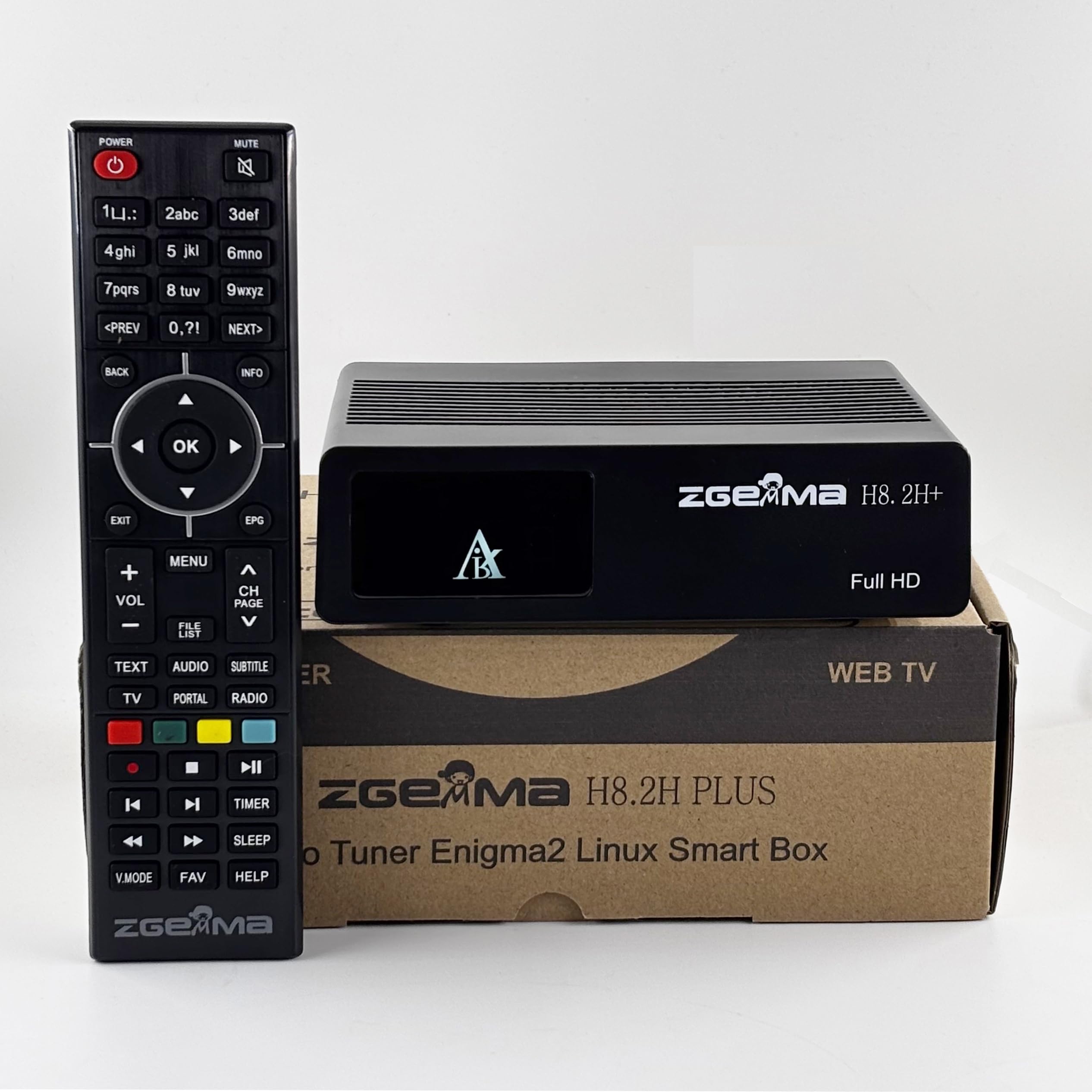 HEVC/H.265 decoding Satellite TV Receiver zgemma h8.2h Plus dvb s2 + dvb c/t2 Satellite + Cable/Terrestrial TV decoder Free to Air