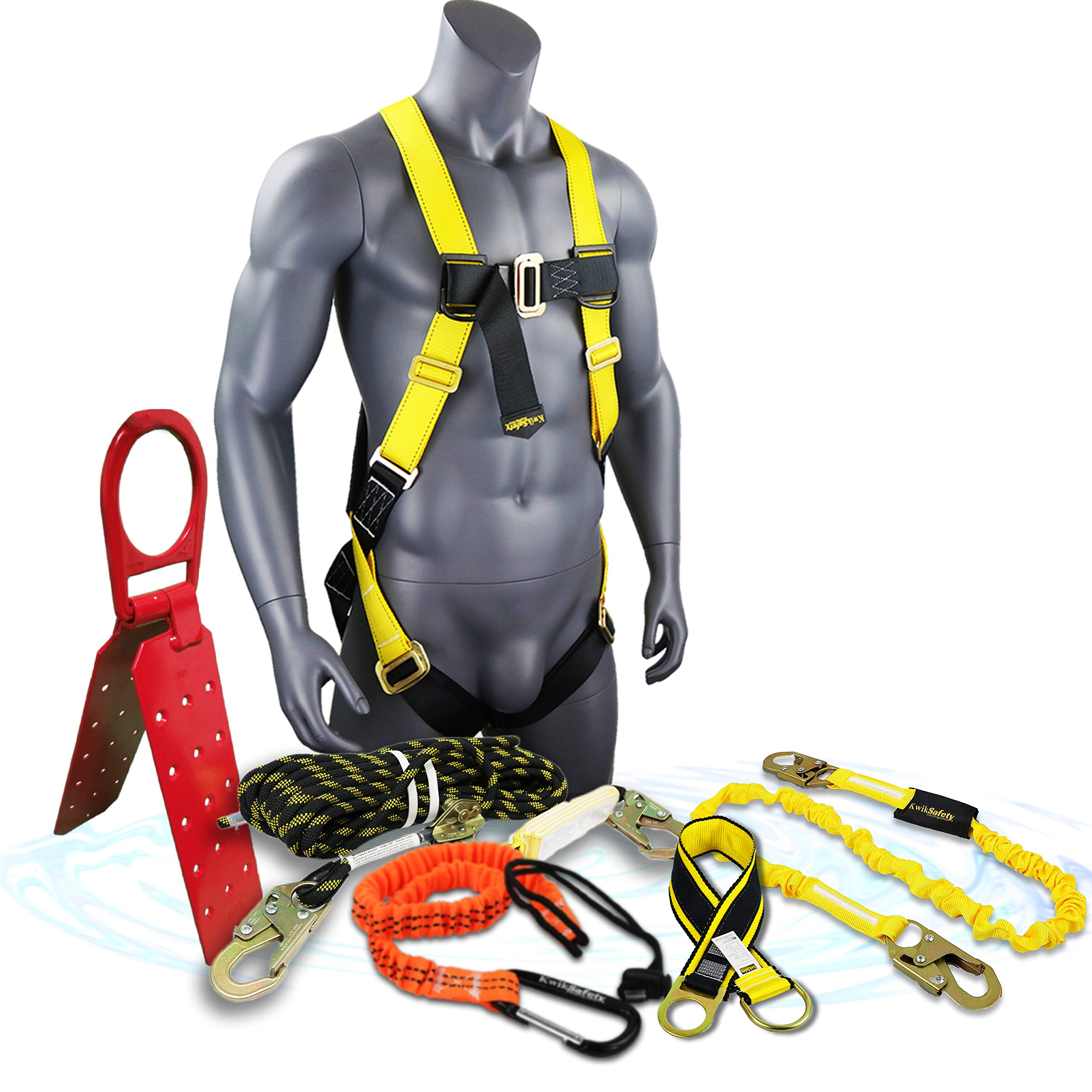 Buy KwikSafety (Charlotte, NC) GATOR BUNDLE Roof Anchor 50’ VLA 6