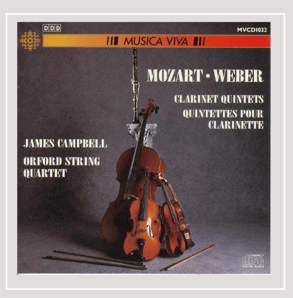 Mozart and Weber: Clarinet Quintets [Audio CD]
