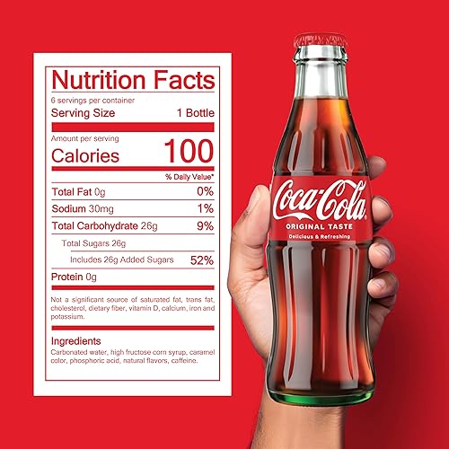 Miniatura 2 de Coca-Cola Soda Soft Drink 8 onzas líquidas paquete de 6