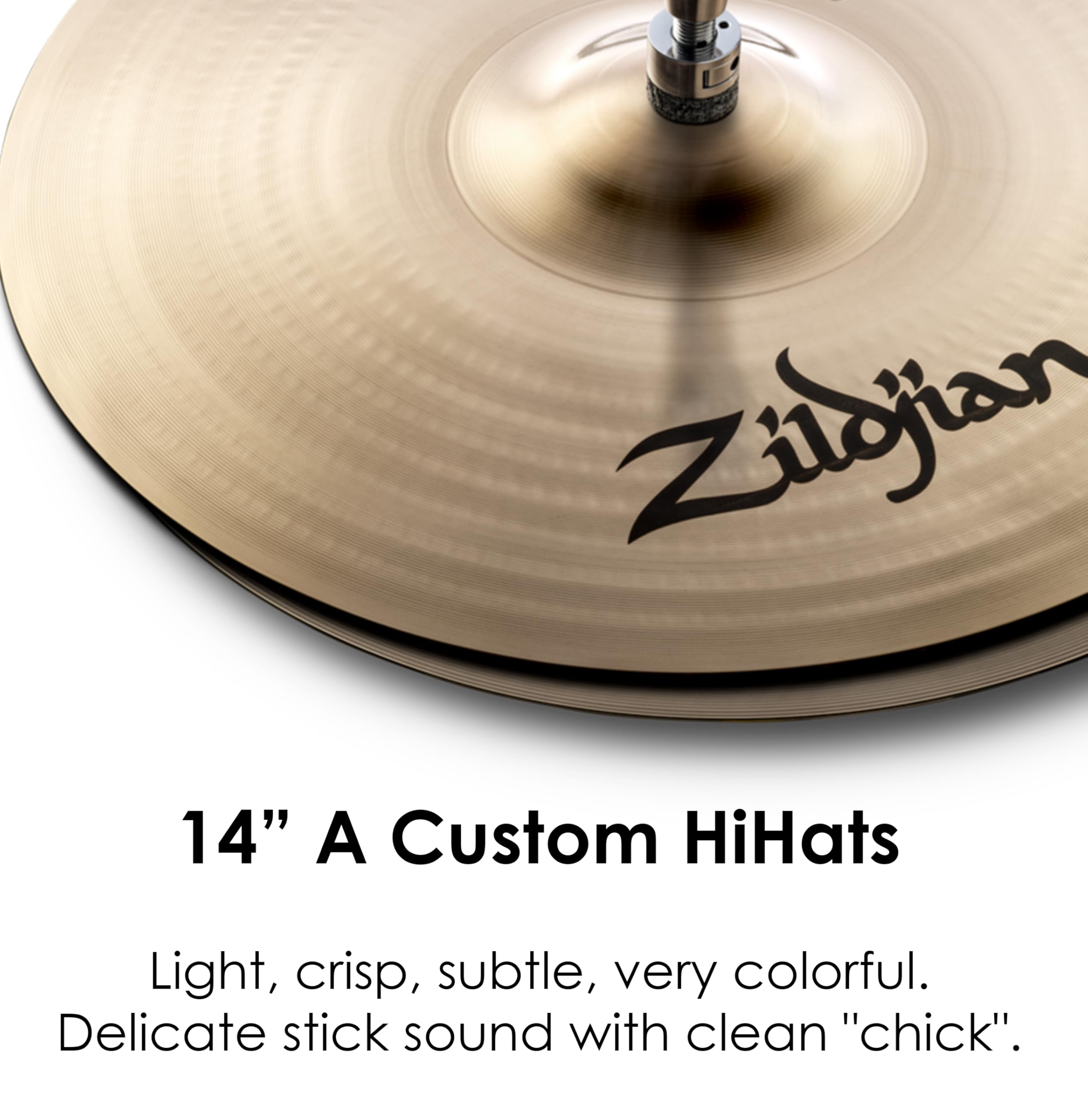 Zildjian A Custom 14-Inch Hi-Hat Cymbals, Brilliant : Amazon.ca