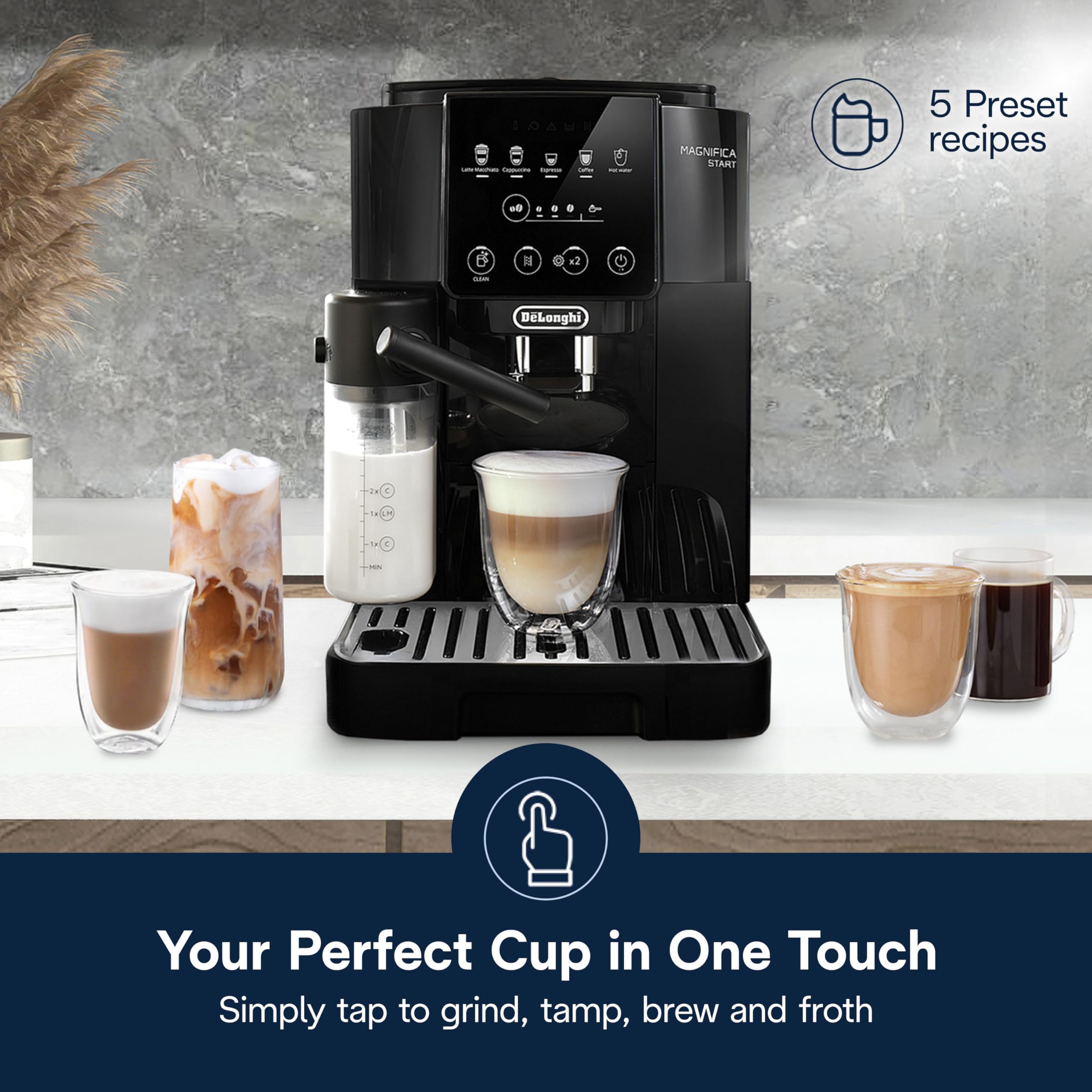 コーヒーメーカー・エスプレッソマシン DeLonghi MAGNIFICA START Amazon | De'Longhi Magnifica Start Automatic Espresso