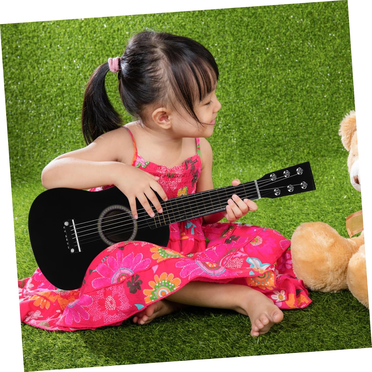 SUPVOX 23 Inch Children's Guitar Acoustic Guitar for Boys and Girls Beginner Learning Instrument Vintage Design () Random
