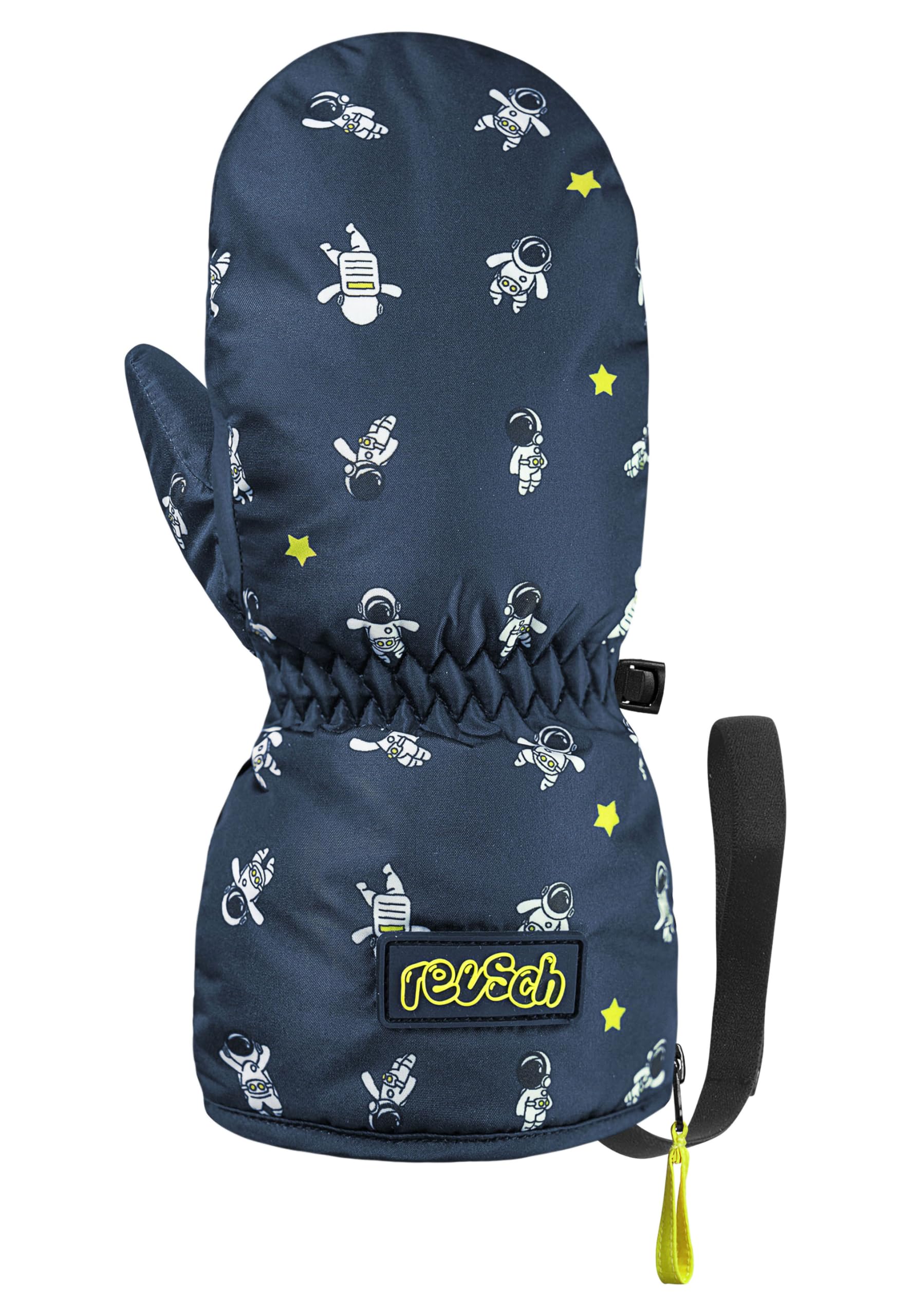 Reusch Sleepover Mitten Baby Winterhandschuhe wasserdicht – Warme Kinder Fäustlinge mit Schneeschutz, Reißverschluss & Handgelenksband – Atmungsaktiv, Winddicht, Weiches Innenfutter