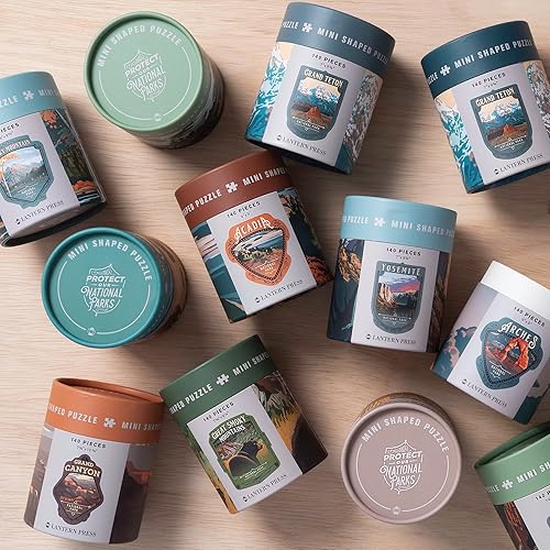 Miniatura 2 de Lantern Press Mini rompecabezas para adultos, protege nuestros parques nacionales (Big Bend)