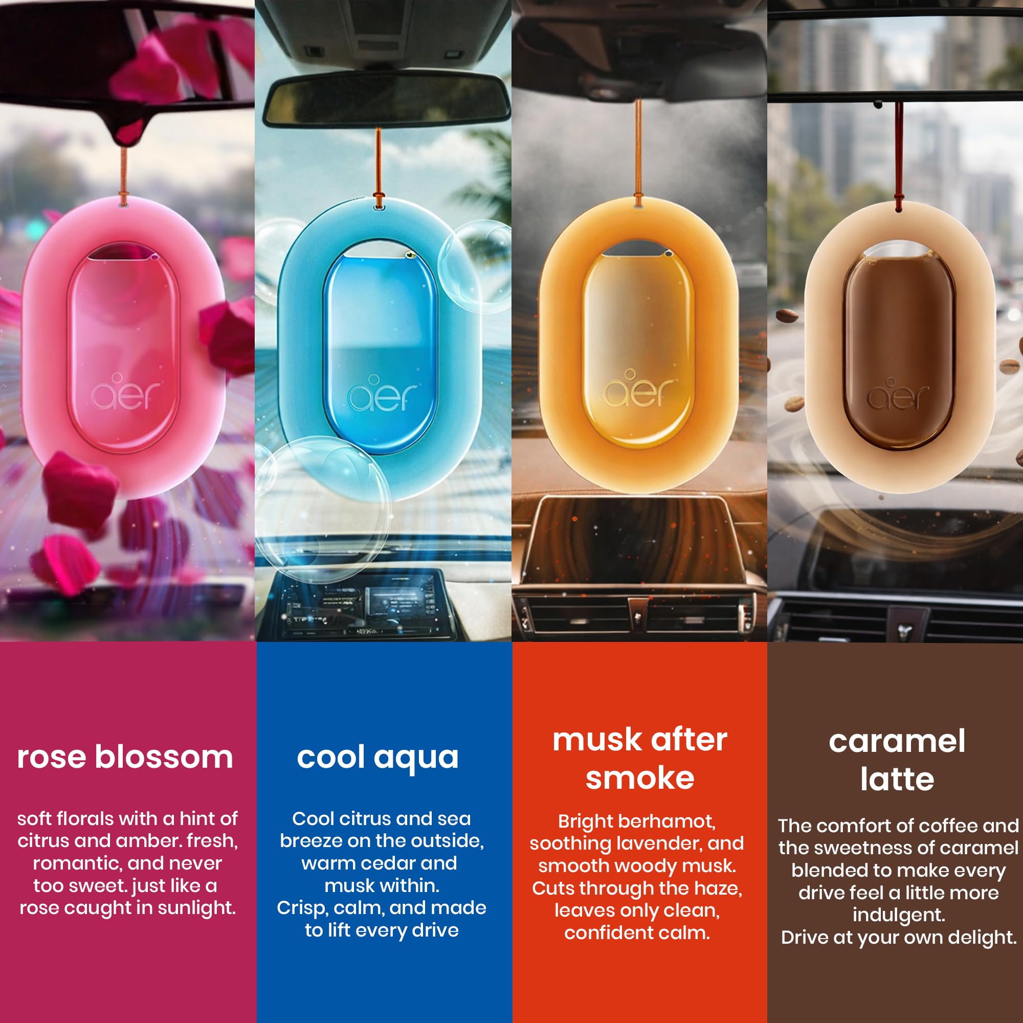 Godrej aer O Car Air Freshener - Caramel Latte -6 Godrej aer O Car Air Freshener - Caramel Latte -6