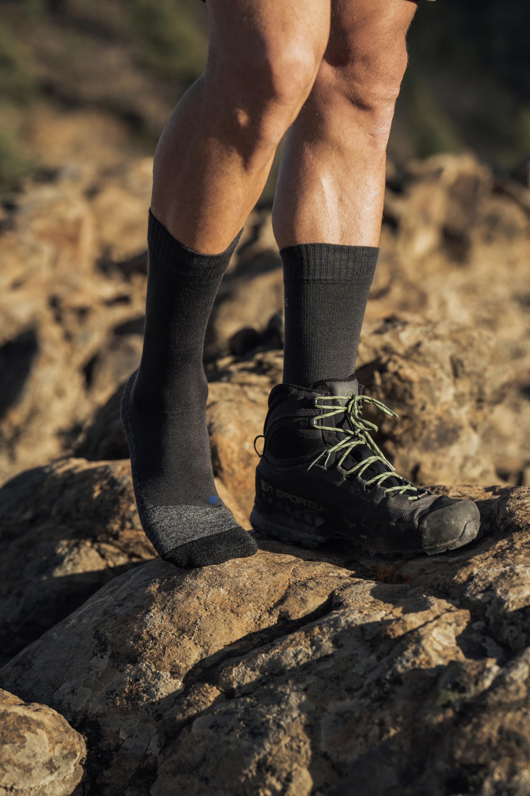 FALKE TK2 Cool calcetines senderismo amortiguación media antiampollas refrescante vegano secado rápido transpirable lyocell 1 par
