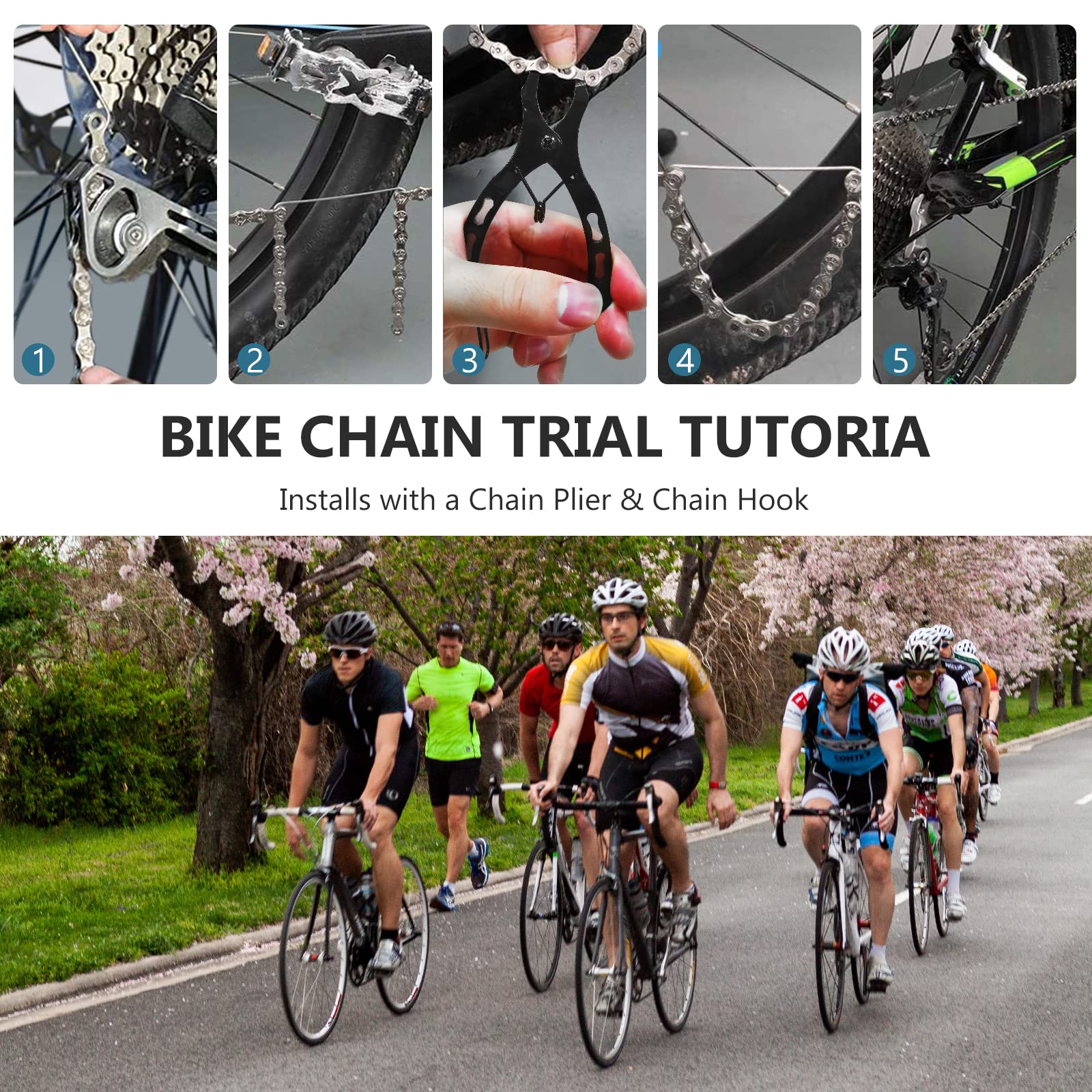 YBEKI Catena Bici 11V 1/2"x11/128" 116 Maglie | Acciaio Carbonio 11.500 - Foto 10