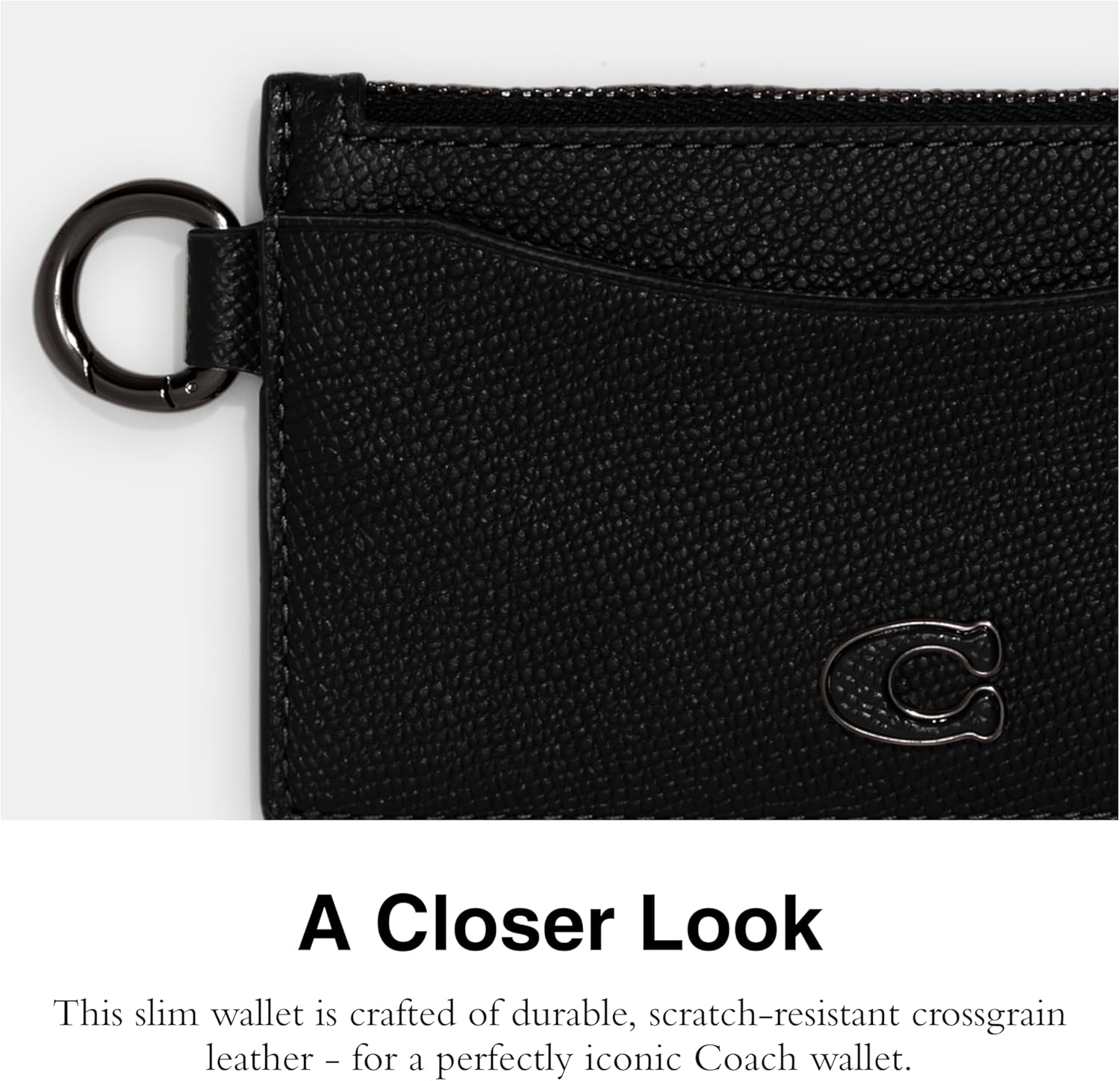 COACH Men's Zip Card Case