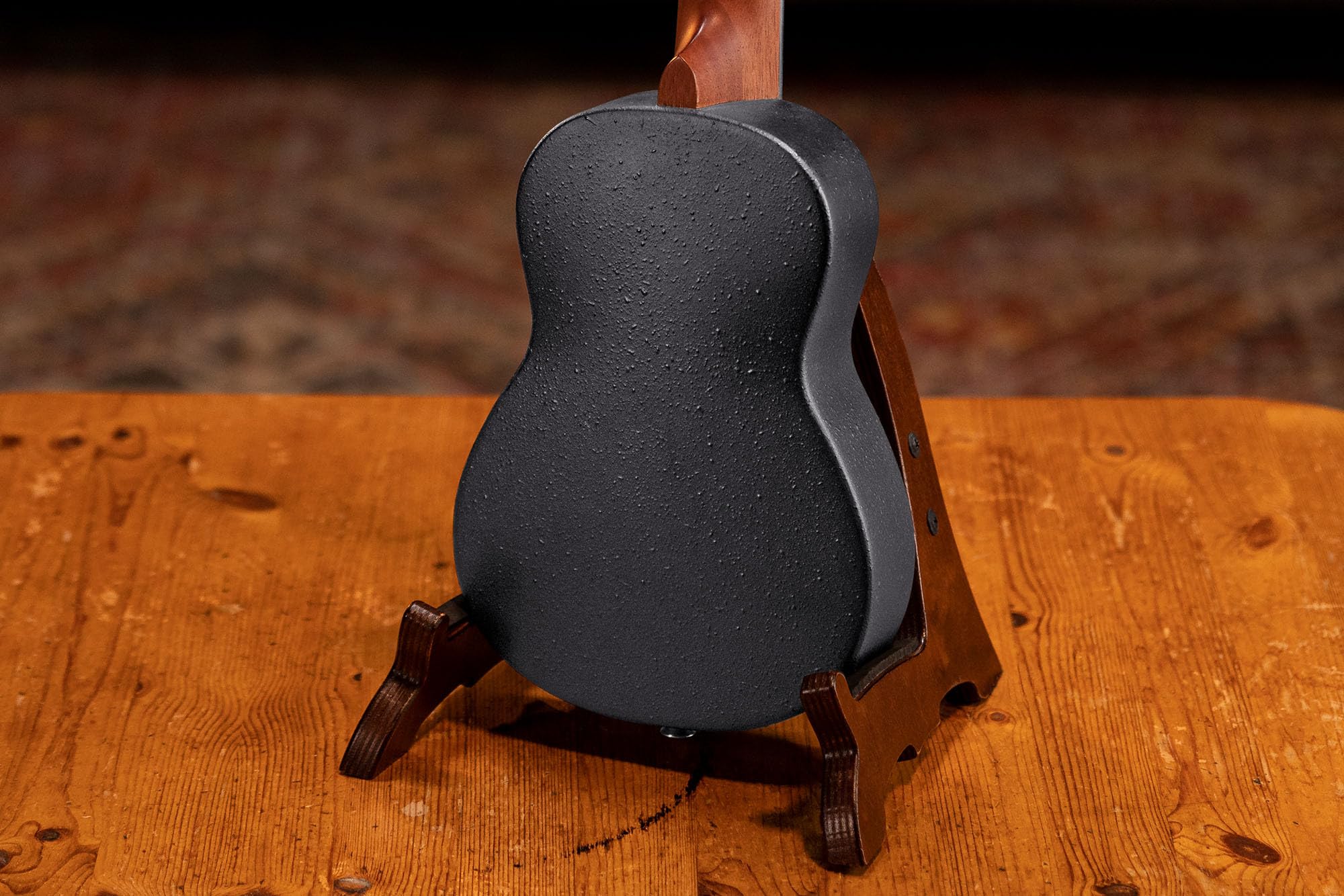 Ortega Guitars Ukulele Soprano Mancino – Acustico – Keiki K2 Series – Accessori Inclusi – Agathis / ABS, Peace ‘68 (K2-68-L)