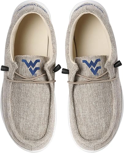 Miniatura 111 de FOCO Men's NCAA College Team Logo Lightweight Loafers Lace Up Cotton Knit Shoes