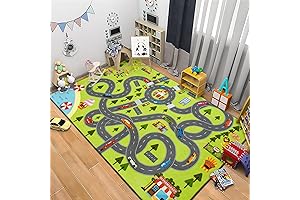HOMORE Kids Play Mat Rug: The Perfect Track for Exciting Races!
