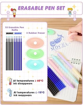 67PCS Aesthetic Stationery Supplies with Pencil Case, 12 Pastel Highlighters, 3 Erasable Pens,5 Multicolor Pen,5 Gel Pen, Stationery Set for Back to School, Beige