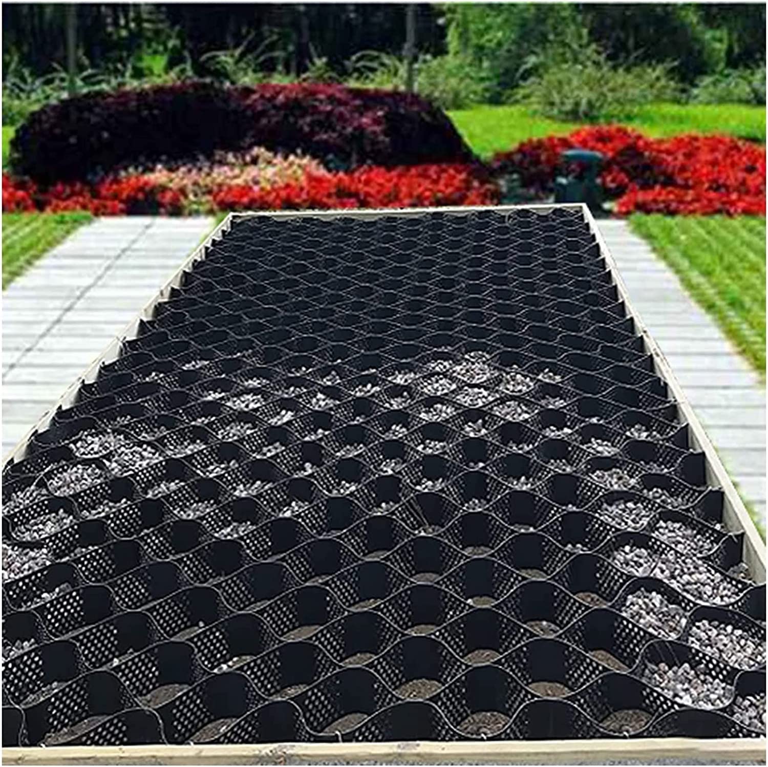 Buy YAOJIA Gravel Ground Grid 2" Tall Geo Grid With Drain Holes