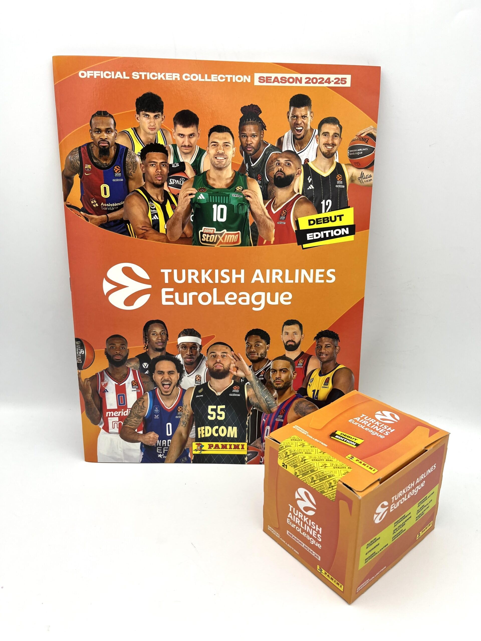 manuelkant Album + pudełko 36 koszulek do zbierania kart Turkish Airlines Euro League 2024 2025