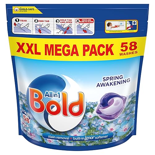Bold All-in-1 PODS® Washing Capsules 58 Washes, Spring Awakening