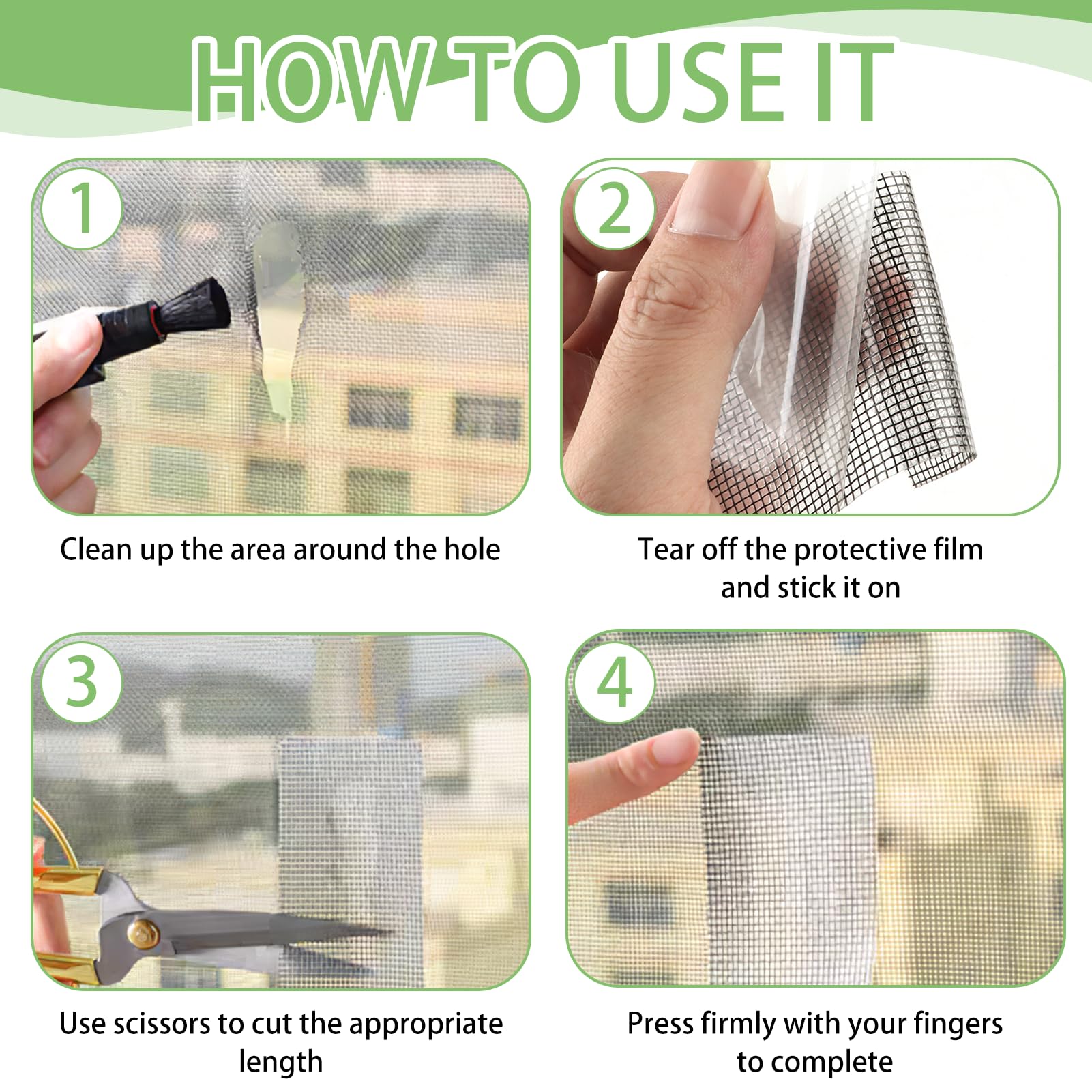 Nastro Ripara Zanzariere Autoadesivo - 50mm X 2m, Fibra Di Vetro, Resistente Ai UV - Foto 11