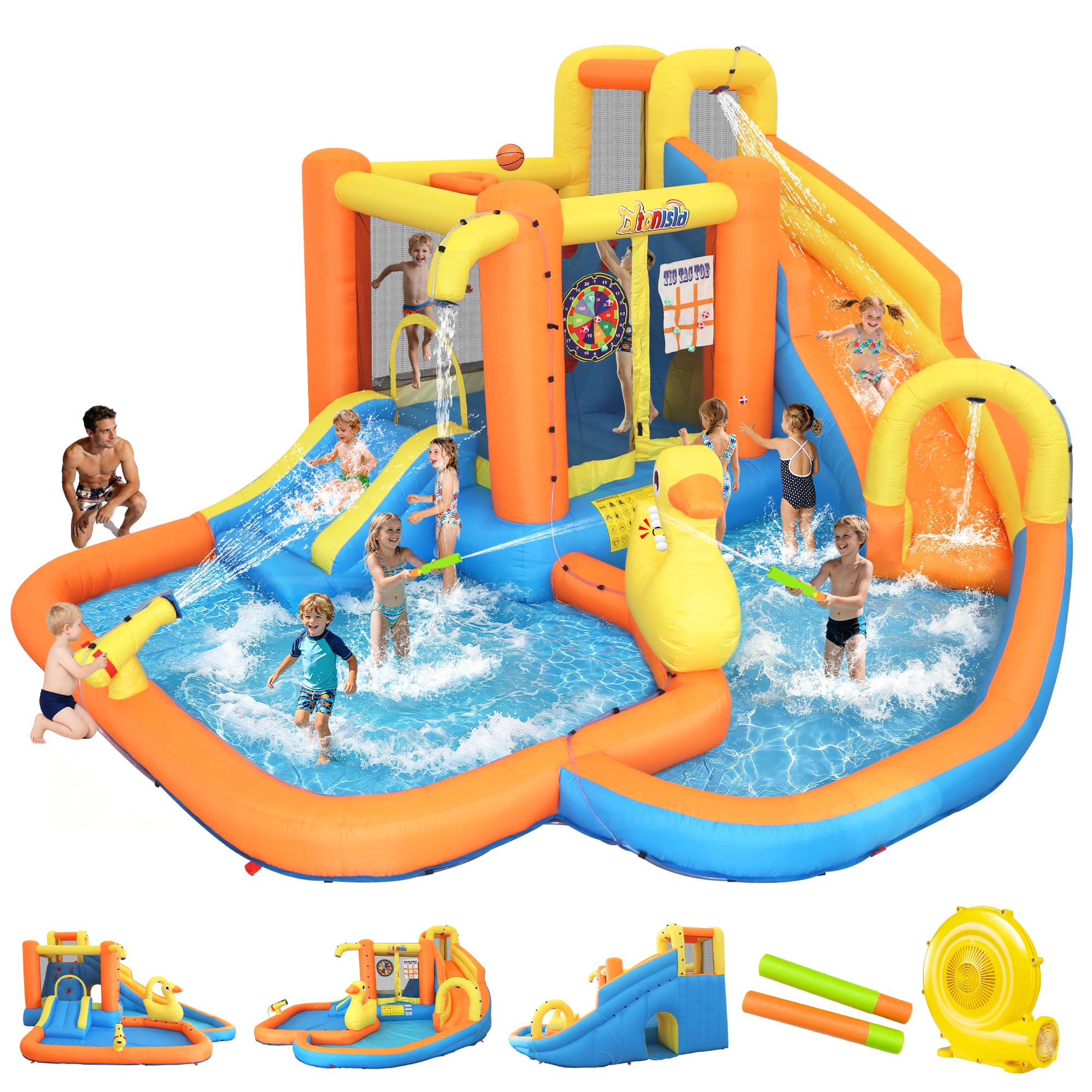 Photo 1 of Ytonisld 12-in-1 Inflatable Water Slide Bounce House