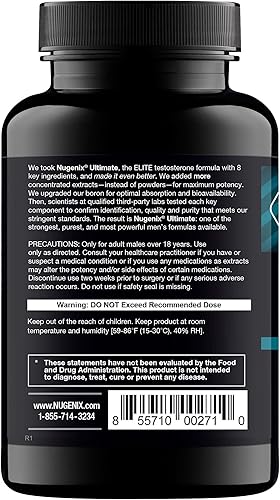 Miniatura 2 de Nugenix Suplemento de refuerzo de testosterona gratis definitivo para hombres - 56 unidades