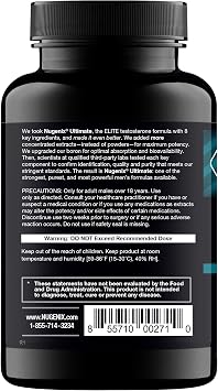 Nugenix Ultimate Free Testosterone Booster Supplement for Men - 56 Count