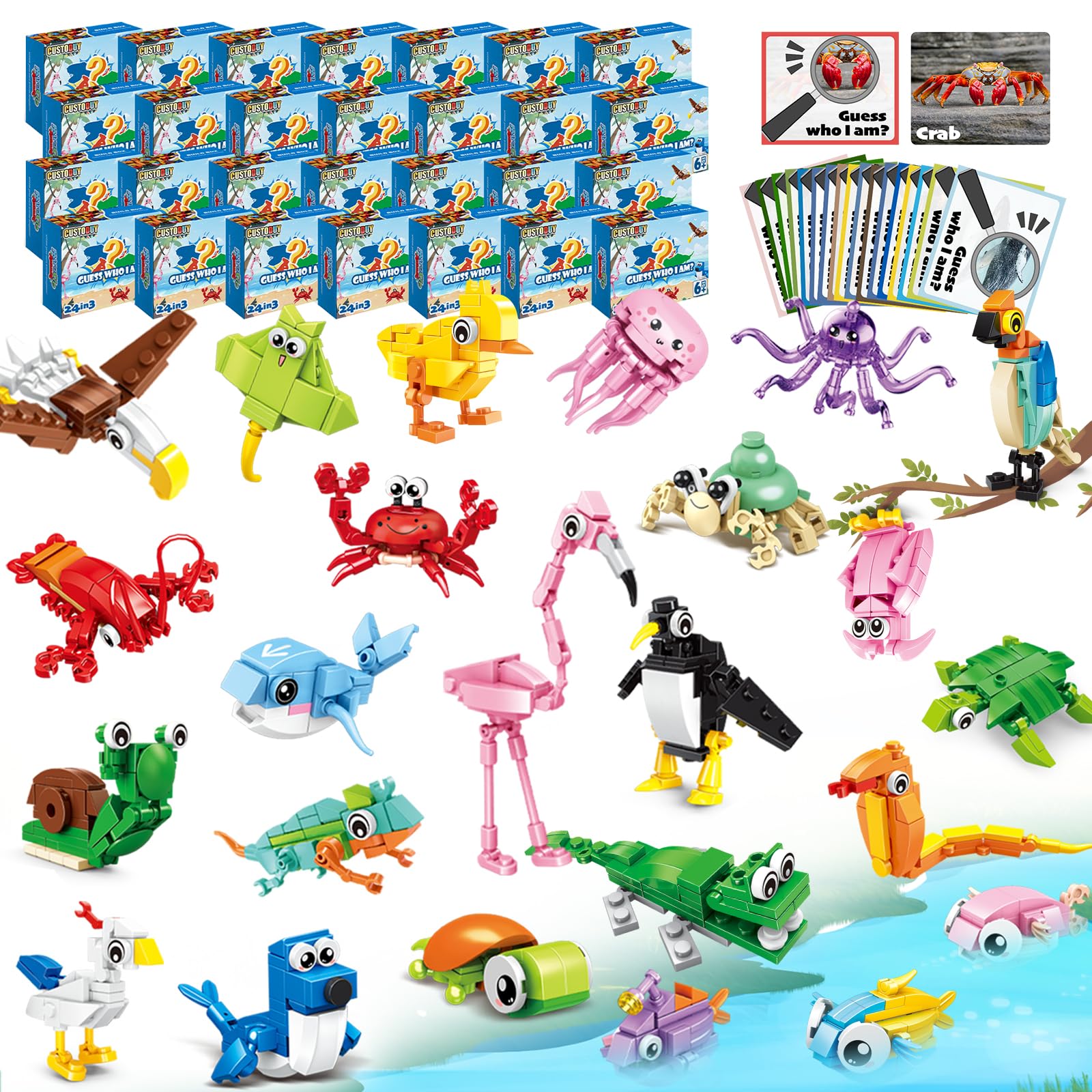 Amazon.com: Custoduy 24 Packs Party Favors for Kids – 779 PCS 6-in