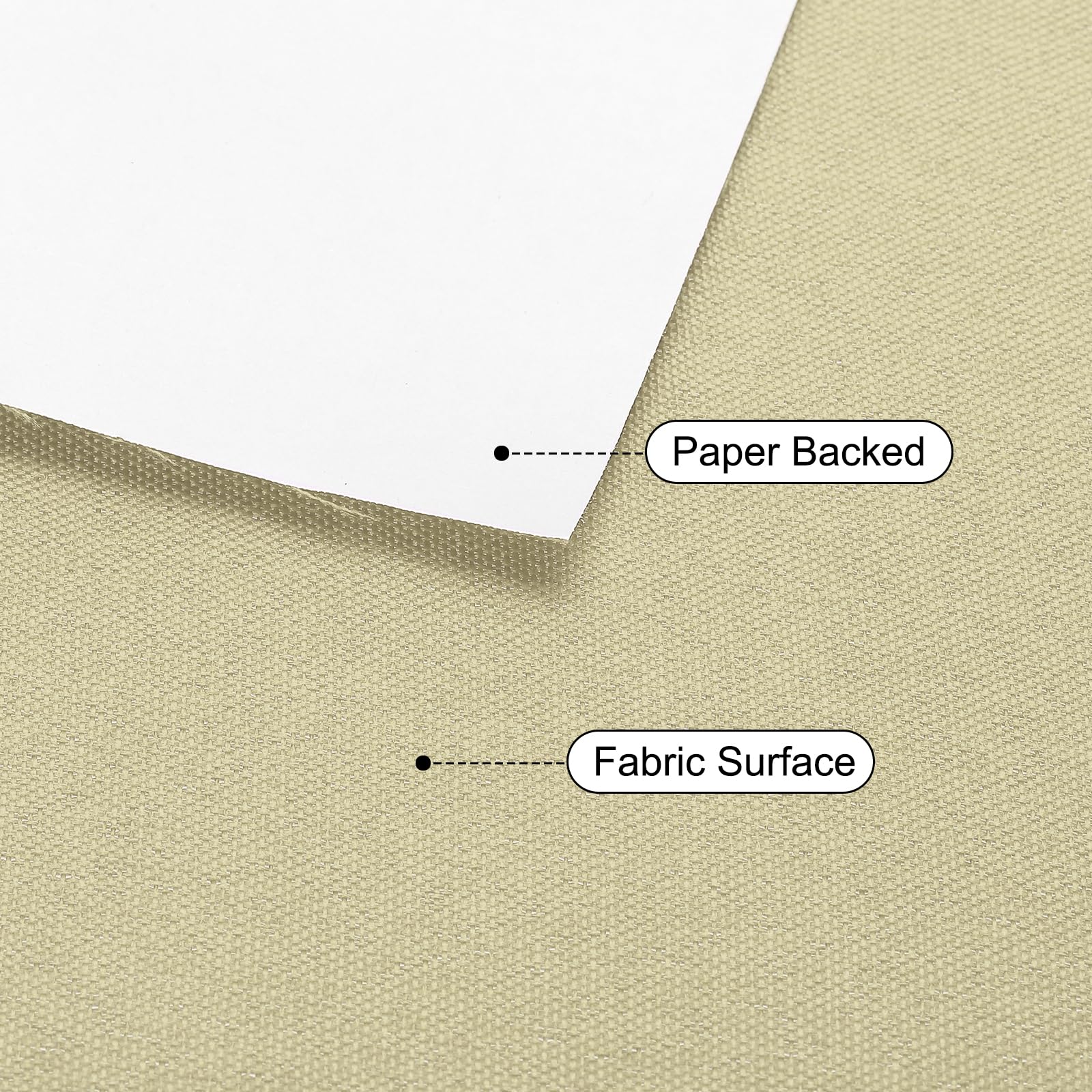 PATIKIL Book Binding Cloth, 51 x 11 Inches Book Cloth for Binding Repairing Fabric Surface Paper Backed Bookbinding Supplies, Beige - Image 3