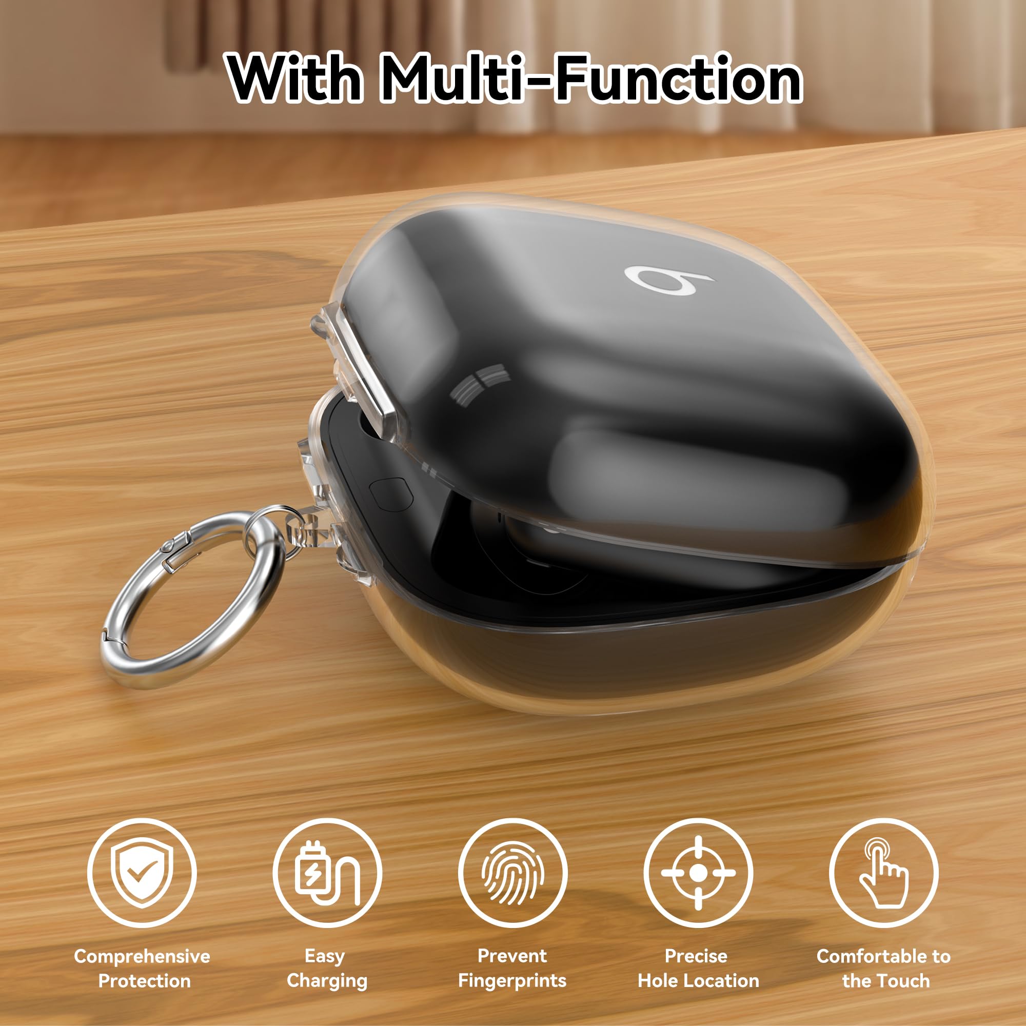 Amazon.com: TPU Case for Beats Powerbeats Pro 2 with Keychain,Anti