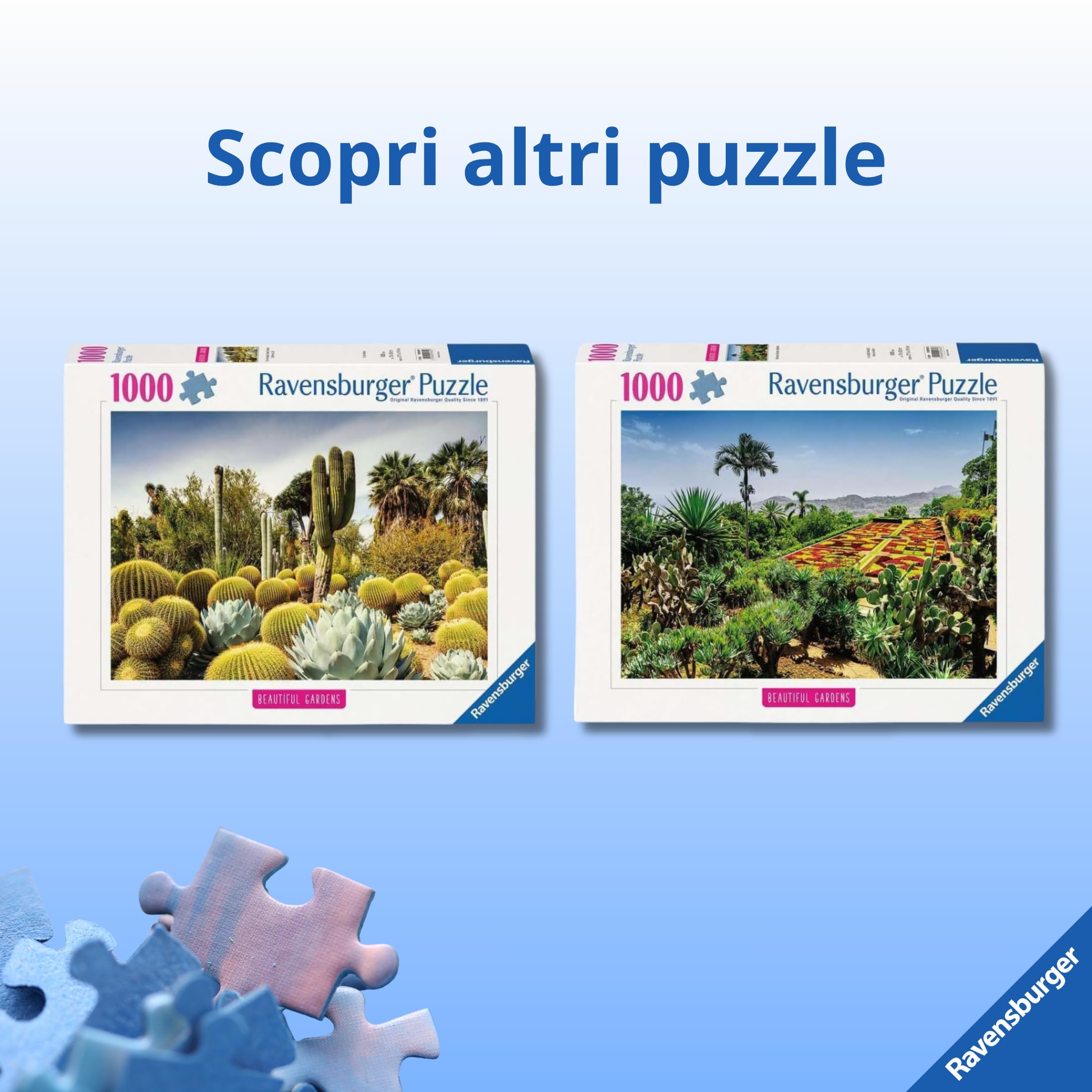Ravensburger - Puzzle 1000 Pezzi Il Paese Delle Meraviglie | Puzzle Per