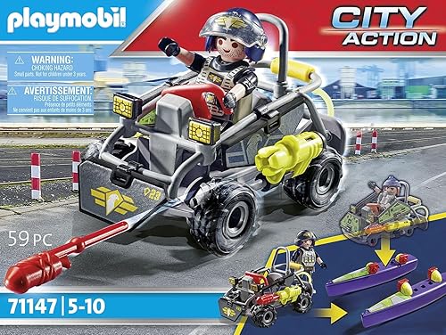 Miniatura 4 de Playmobil Tactical Police All Terrain Quad