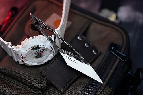 Miniatura 5 de Cuchillo de bolsillo hecho a mano kiridashi, cuchillo utilitario edc, cuchillo de cuello (tratado con crio de acero n690, OSA02 4.1 pulgadas)