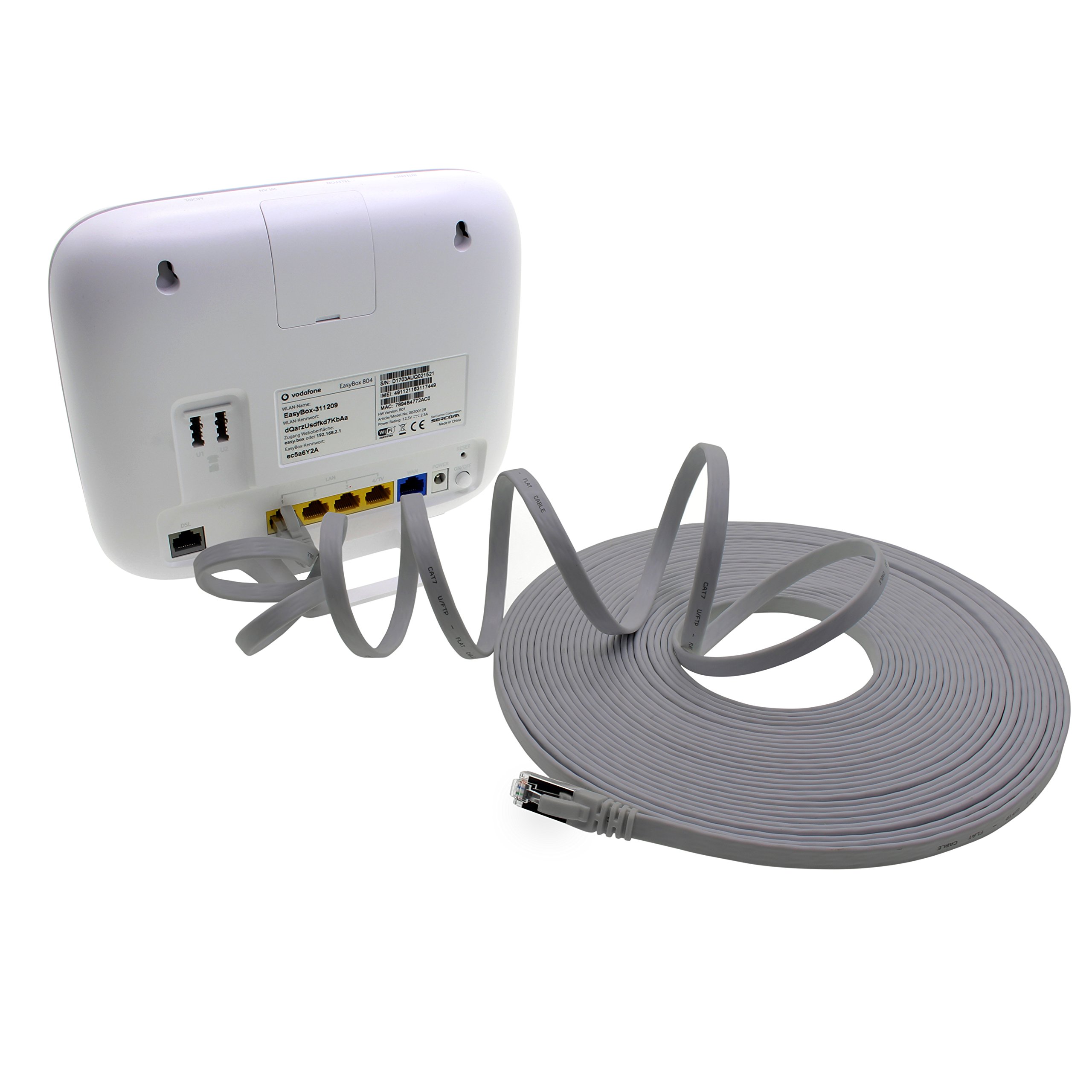 Cat.7 cavo di rete piatto 10GB/s Slim Flat Cavi RJ45